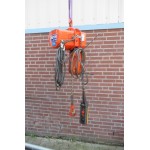 Kettingtakel 1000 kilo - hefhoogte 300 cm - 3 fase 400 V. Used